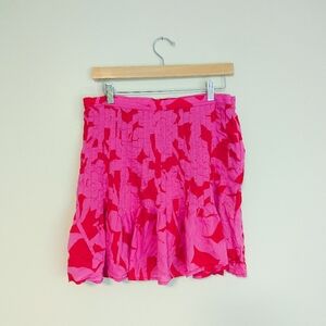 Vineyard Vines Bright Pink Patterned Skirt